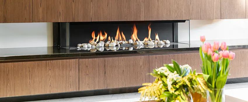 Double-height Fireplace Design Refurbishment in Morton Grove, Illinois