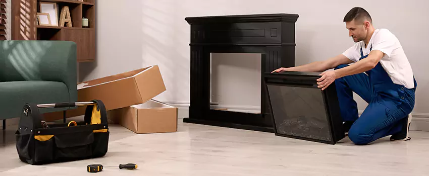 Old Rusted Metal Fireplace Repair And Replacement in Morton Grove, IL