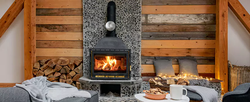 Thelin Hearth Products Direct Vent Gas Stove Fireplace Inspection in Morton Grove, Illinois